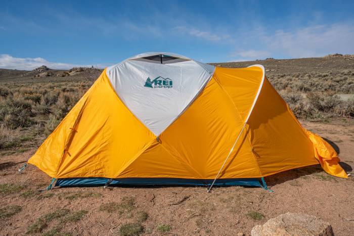 REI Co-op Base Camp 6 Tent Rain Fly Detail