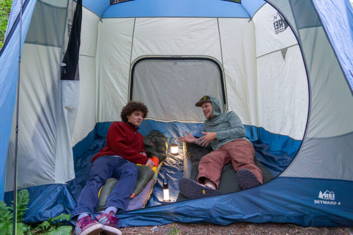 REI Skyward 4 Camping Tent Interior